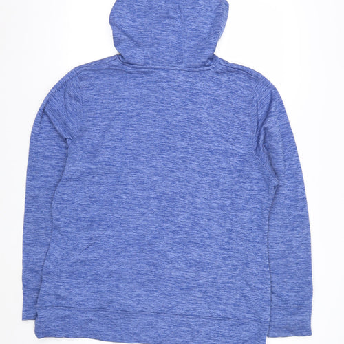 ATC Womens Blue Hooded Pullover Sweatshirt XL Brookswood Bobcats