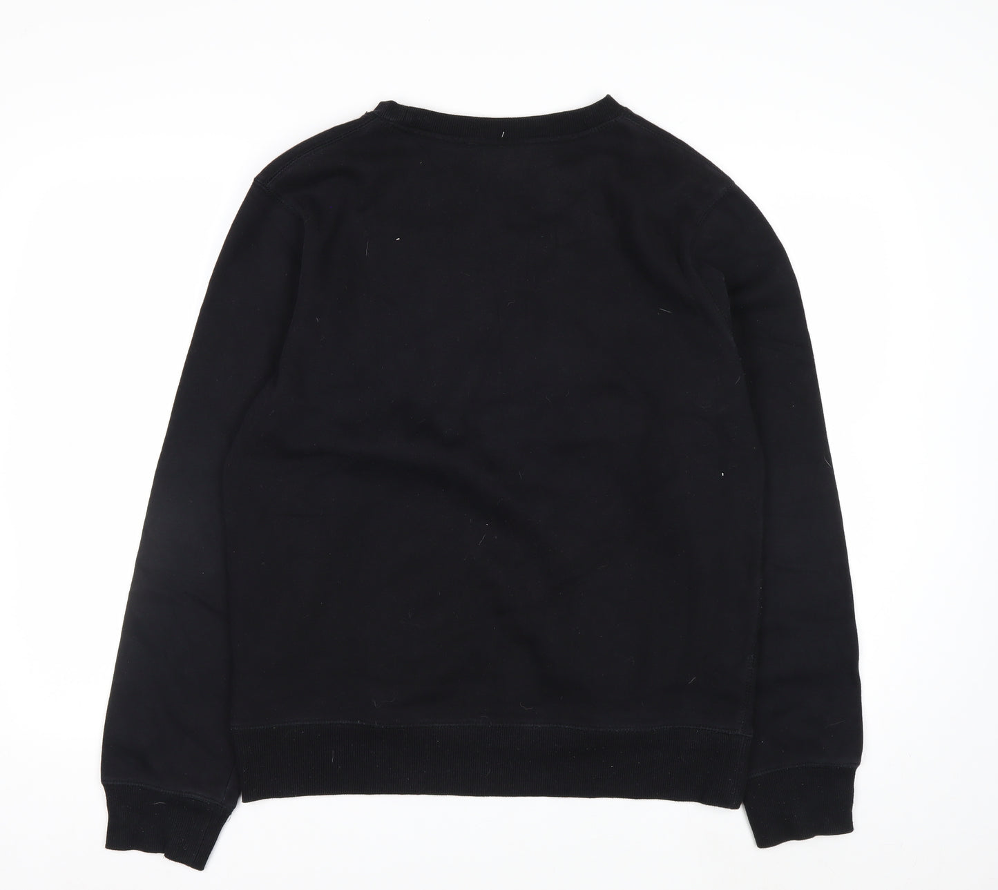 Champion Men's Black Small Pullover Sweatshirt Logo Fleece