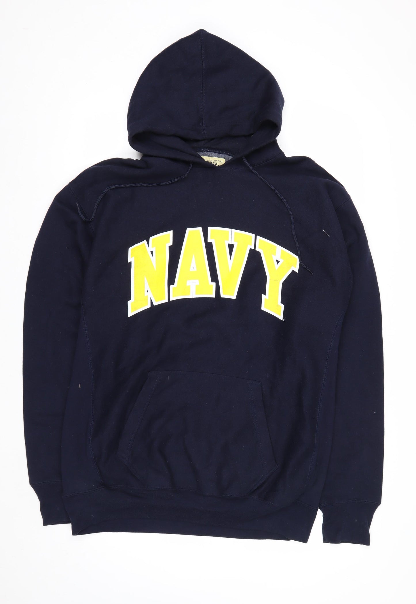 Steve & Barry's Men's Blue Navy Pullover Hoodie L College Fleece