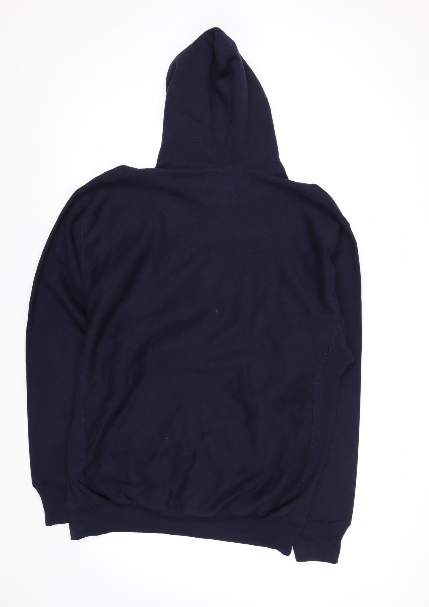 Steve & Barry's Men's Blue Navy Pullover Hoodie L College Fleece