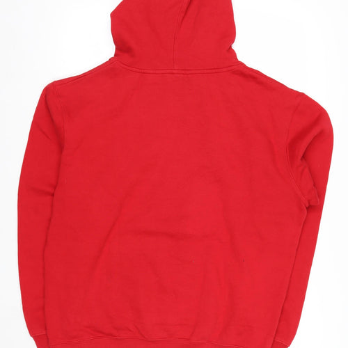 Top of the World Men's Red Pullover Hoodie L College Sports