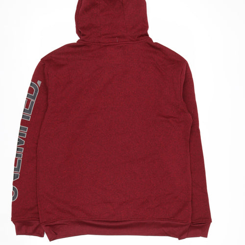 Ecko Unltd Men's Red Pullover Hoodie Size L Graphic Logo Sweatshirt