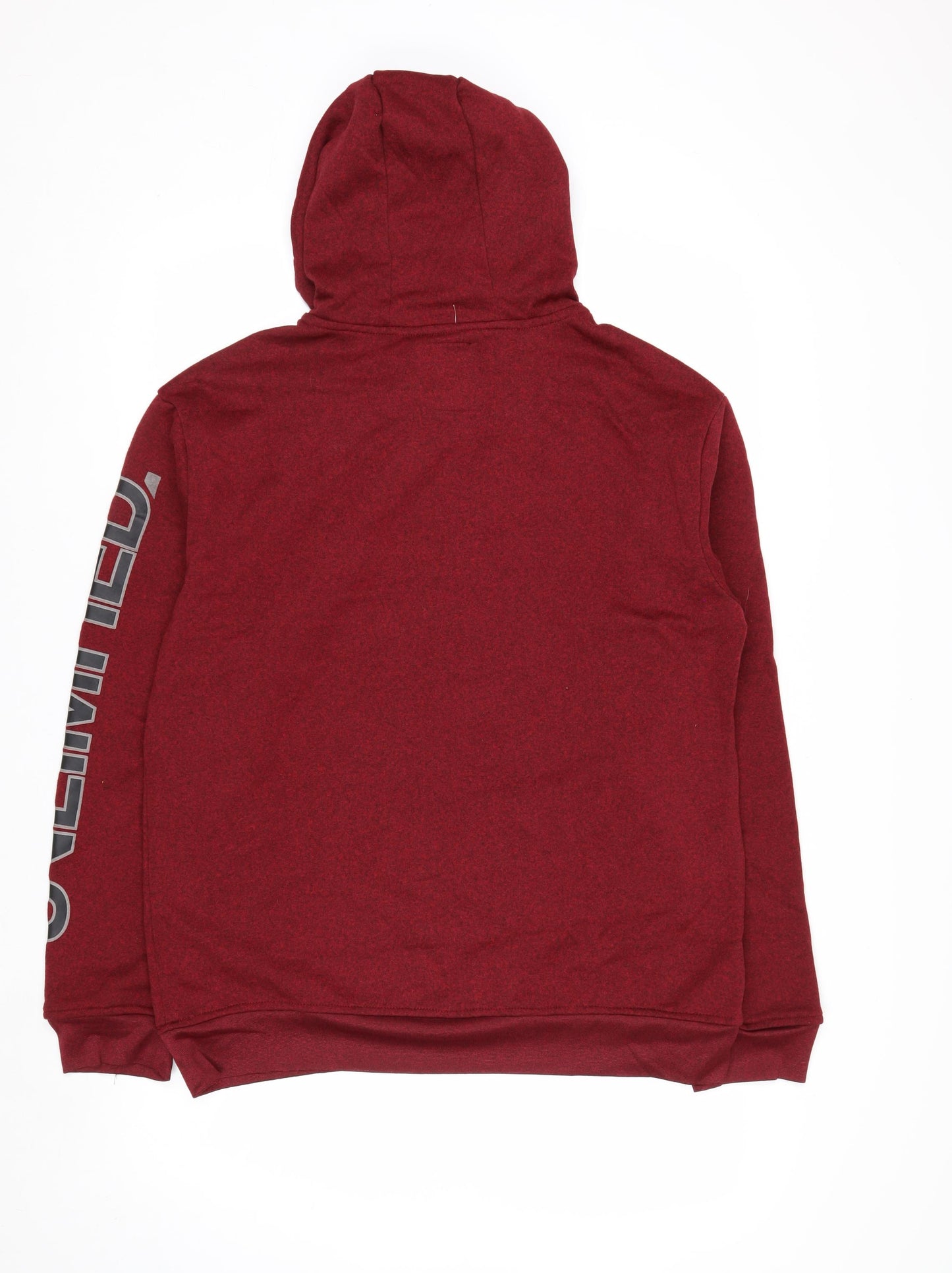 Ecko Unltd Men's Red Pullover Hoodie Size L Graphic Logo Sweatshirt