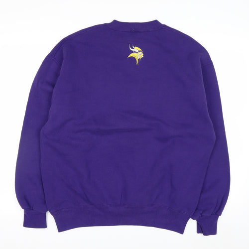 Russell Athletic Men's Purple Vikings Sweatshirt L Pullover Fleece