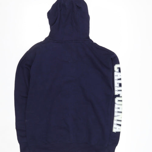 Social Culture Men's Blue Pullover Hoodie M Los Angeles Design