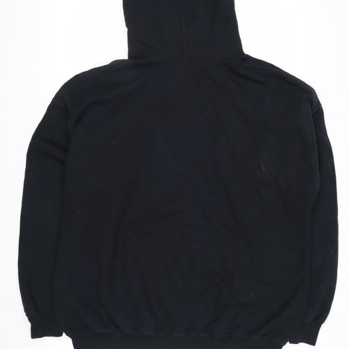 Gildan Men's Black XL Pullover Hoodie Wildcat Volleyball Graphic Heavyweight