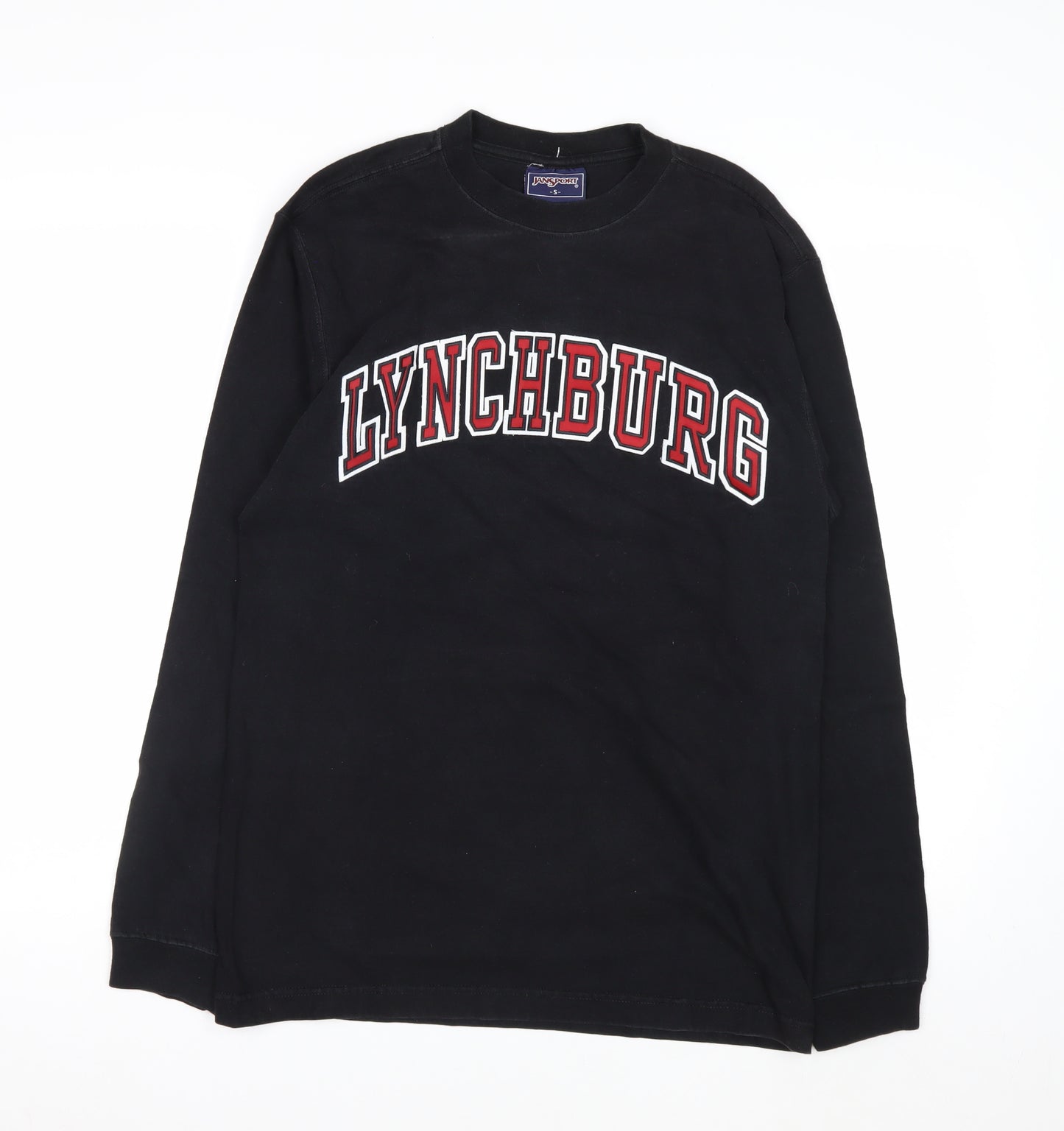Jansport Men’s Black Lynchburg Graphic Pullover Sweatshirt Small