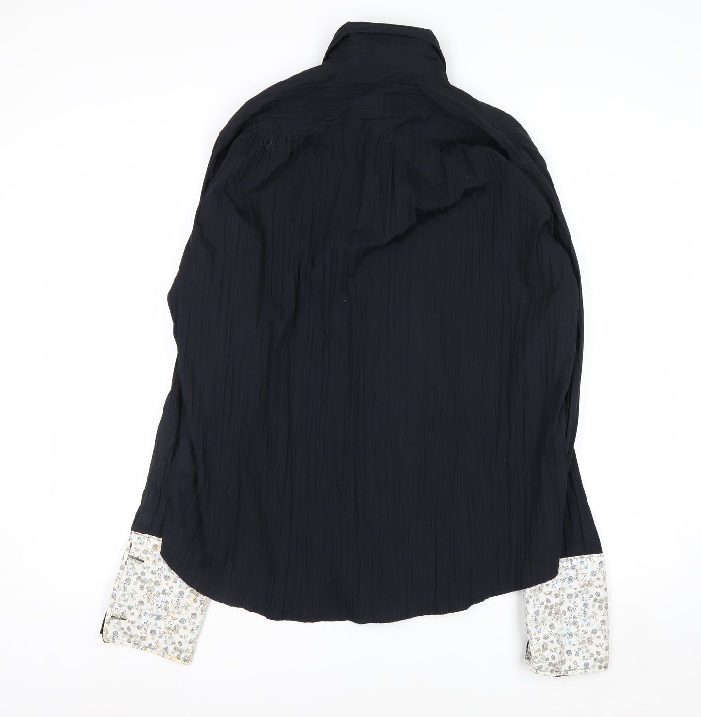 Primo Collection Ciro Citterio Women's Black Long Sleeve Button-Up Shirt Size S