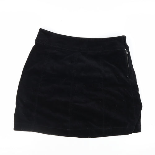 George Women’s Black Velvet Mini Pencil Skirt Size 10