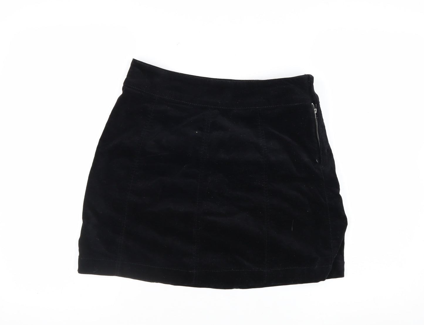 George Women’s Black Velvet Mini Pencil Skirt Size 10