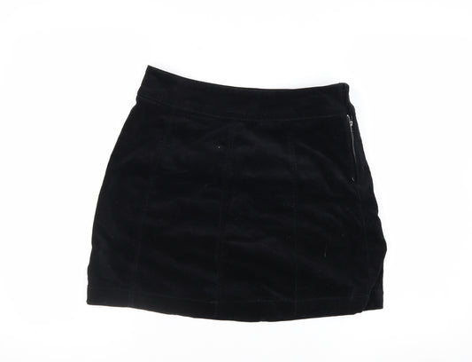 George Women’s Black Velvet Mini Pencil Skirt Size 10