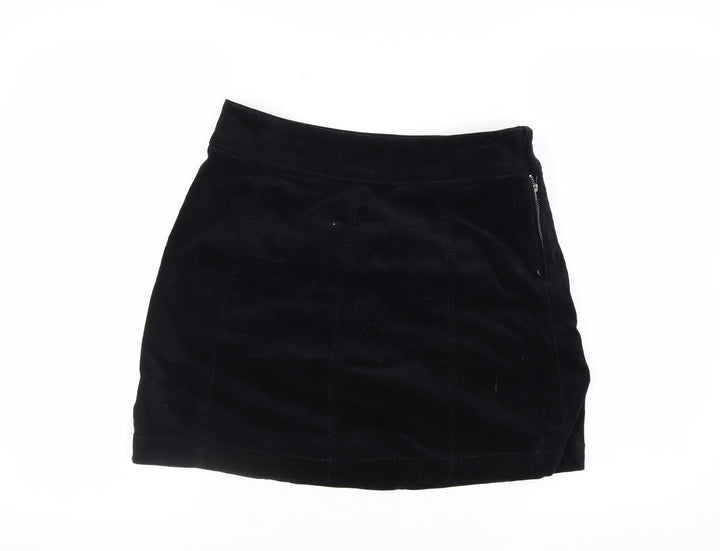 George Women’s Black Velvet Mini Pencil Skirt Size 10