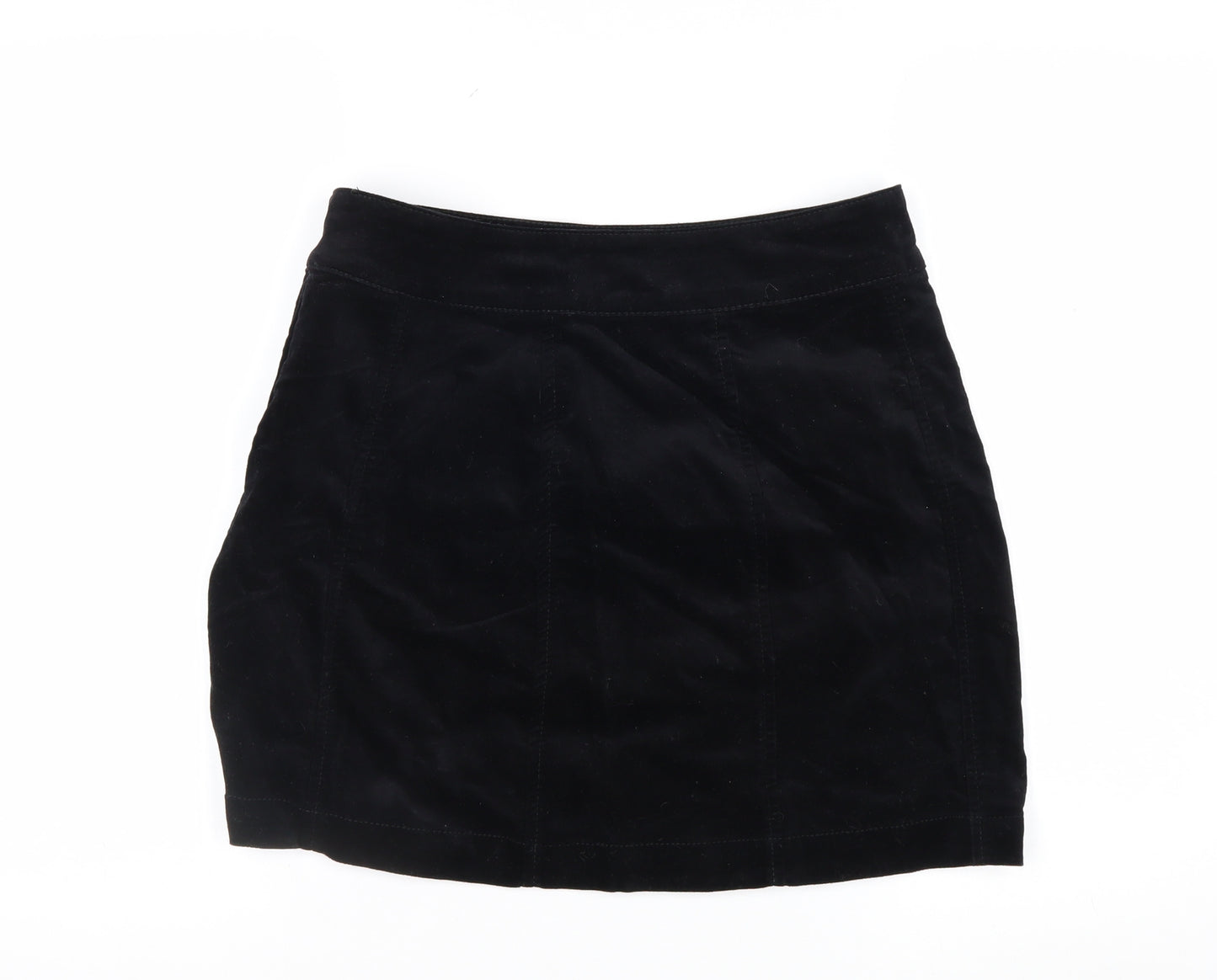 George Women’s Black Velvet Mini Pencil Skirt Size 10
