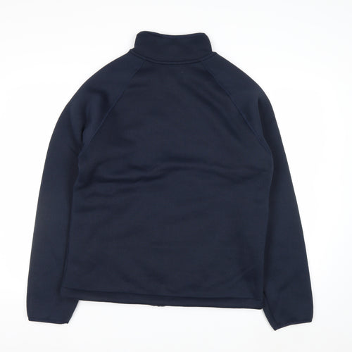 Marks and Spencer Men's Blue Fleece Full Zip Jacket S Regular Fit
