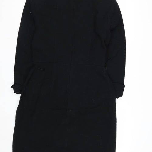 Kasper Women Black Size 12 Sheath Knee Length Dress