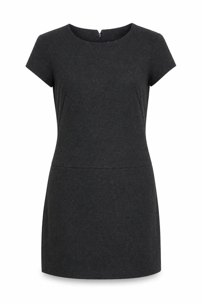 Gap Women's Black Wool Blend Short Sleeve Sheath Dress Size 6