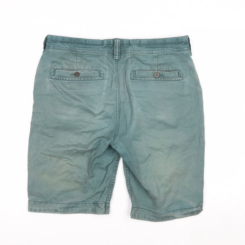 FatFace Men’s Green Chino Shorts Size 34 Casual Cotton