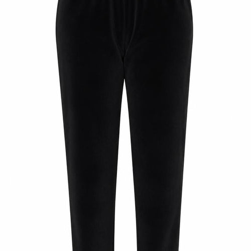 Marks and Spencer Womens Black Velour Trousers Size 14 X Short