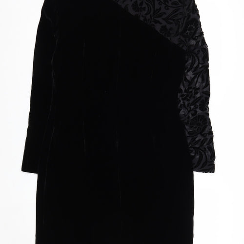 Liz Claiborne Women’s Black Velvet Sheath Dress Size 8