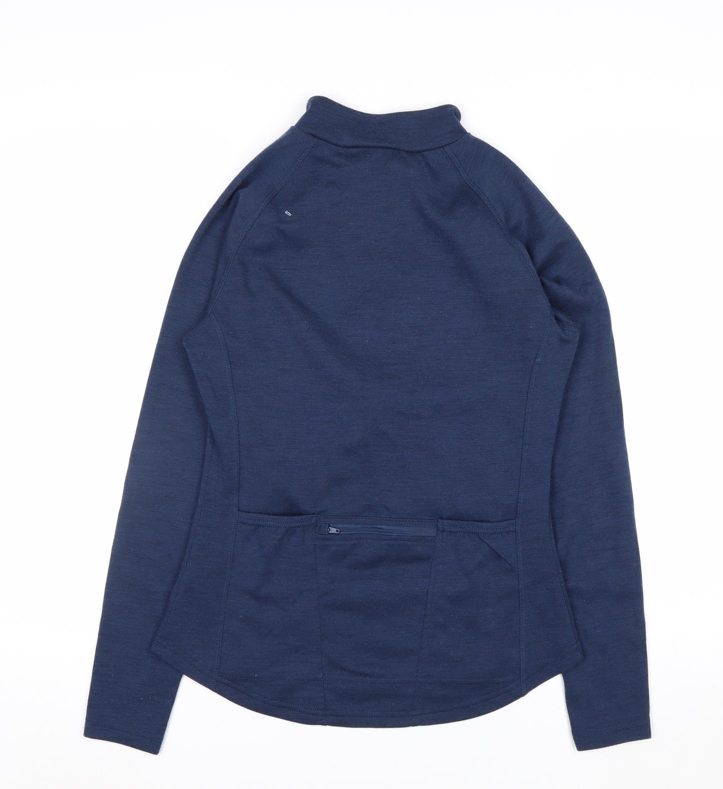 Crane Womens Blue Size 10 1/2 Zip Long Sleeve Pullover Sweatshirt
