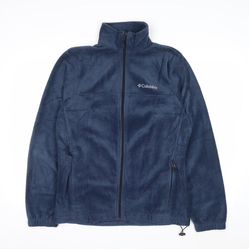 Columbia Men's Blue Full Zip Fleece Sweatshirt Size S