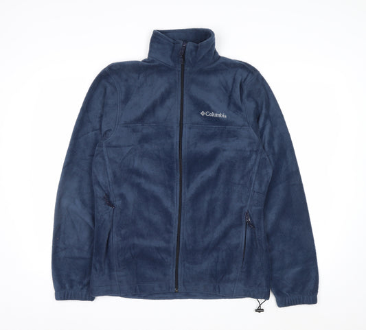 Columbia Men's Blue Full Zip Fleece Sweatshirt Size S
