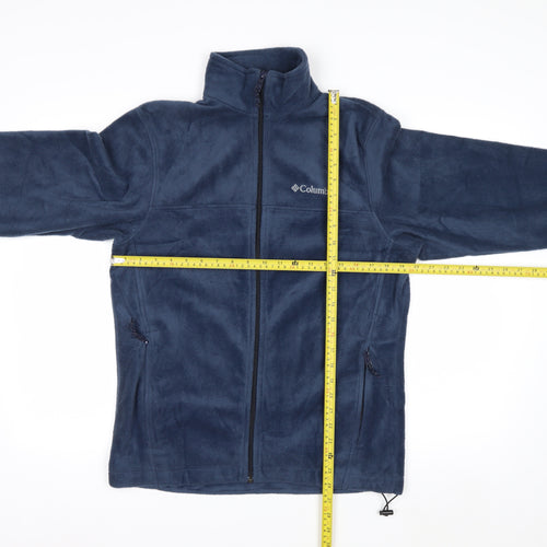 Columbia Men's Blue Full Zip Fleece Sweatshirt Size S