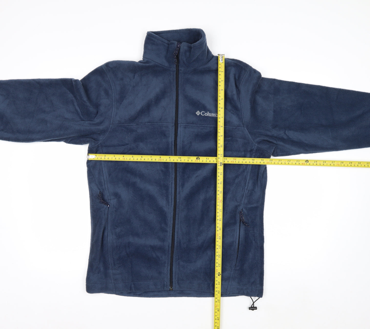 Columbia Men's Blue Full Zip Fleece Sweatshirt Size S