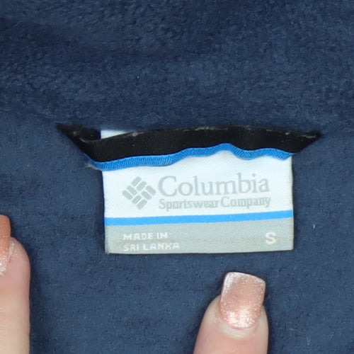 Columbia Men's Blue Full Zip Fleece Sweatshirt Size S