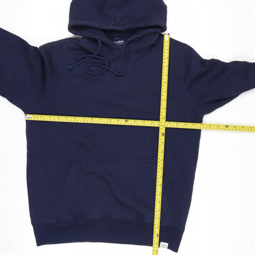 Pull & Bear Men’s Blue Pullover Hoodie Size M Regular Fit Fleece