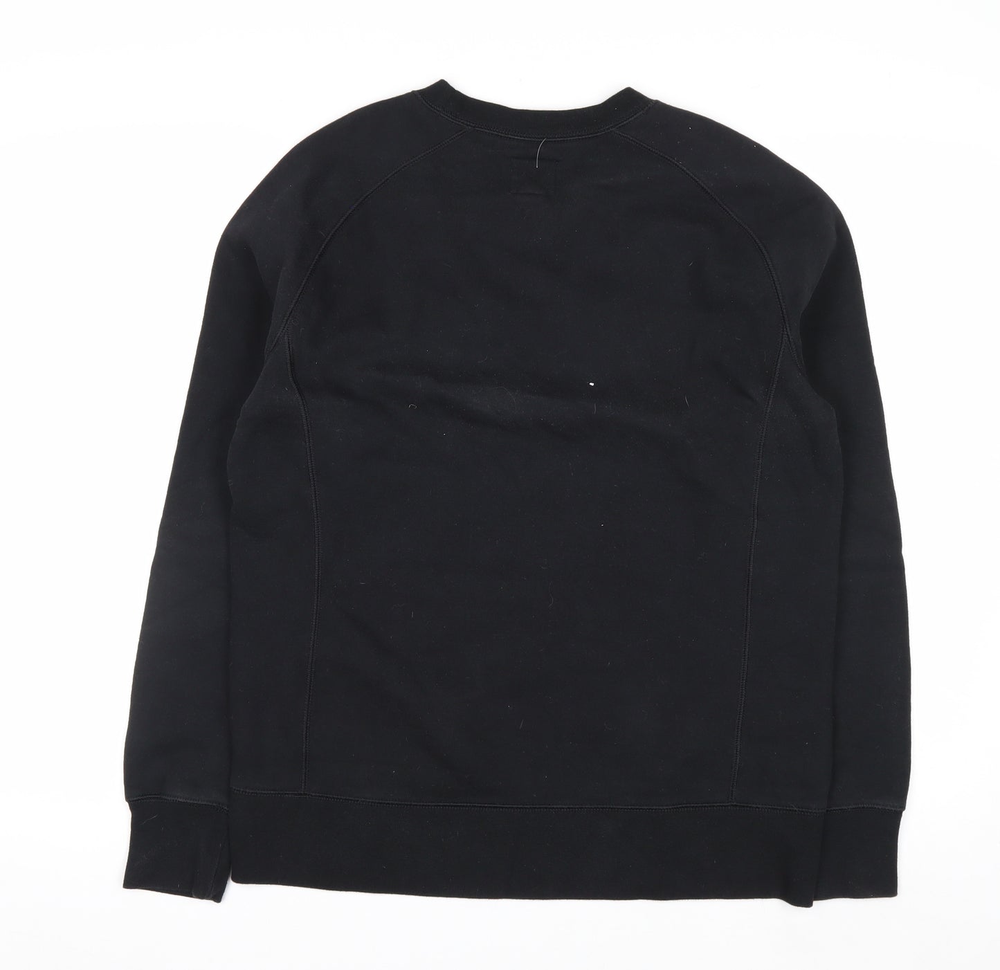Champion Women's Black Small Pullover Sweatshirt Logo Cotton Blend