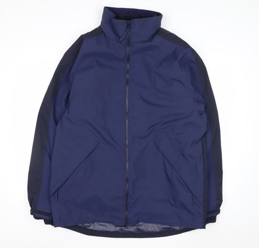Roots Jeans Men's Blue Full Zip Lightweight Polyester Jacket Size S