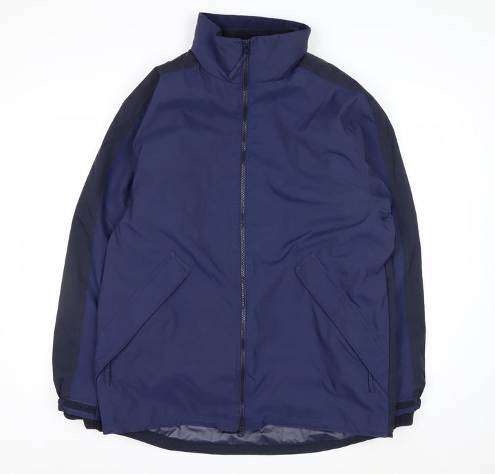 Roots Jeans Men's Blue Full Zip Lightweight Polyester Jacket Size S