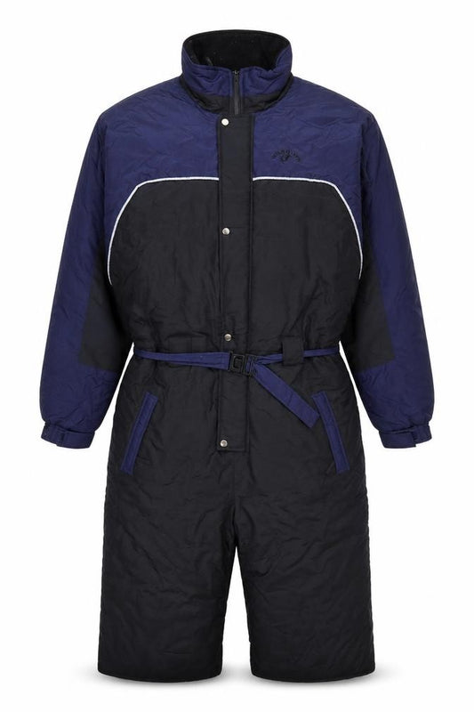 Front view of Wild River Men's Blue Ski Insulated Belted Suit XL Winter Waterproof