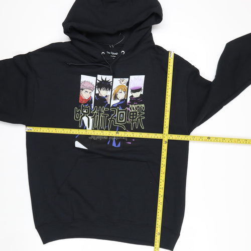 Crunchyroll Men Black Jujutsu Kaisen Pullover Hoodie M Anime Graphic