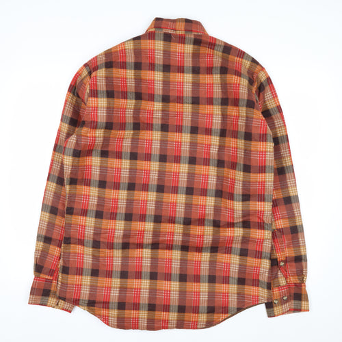 Northwest Territory Men's Brown Checked Lined Flannel Jacket M