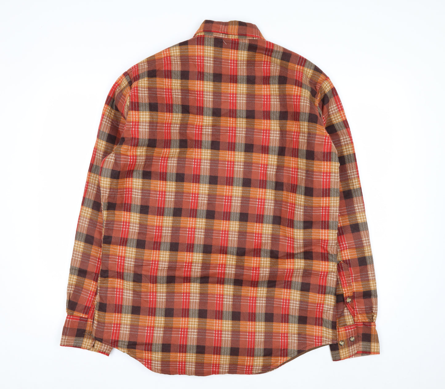 Northwest Territory Men's Brown Checked Lined Flannel Jacket M