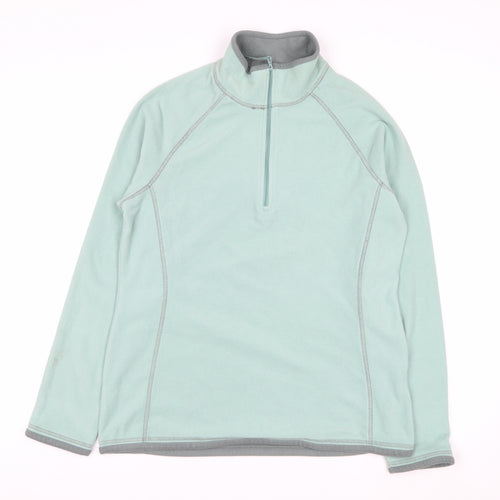 Mountain Warehouse Womens Blue Fleece Pullover Sweatshirt UK 12