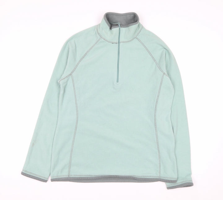 Mountain Warehouse Womens Blue Fleece Pullover Sweatshirt UK 12