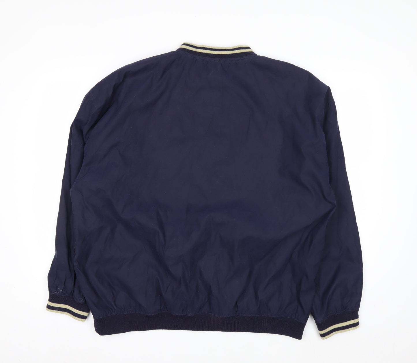 Woodlake Men's Blue XL V-Neck Pullover Sweatshirt Outdoor Style
