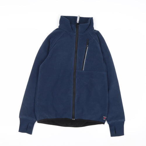 Polarn O. Pyret Boys Blue Full Zip Fleece Sweatshirt 9-10 Years