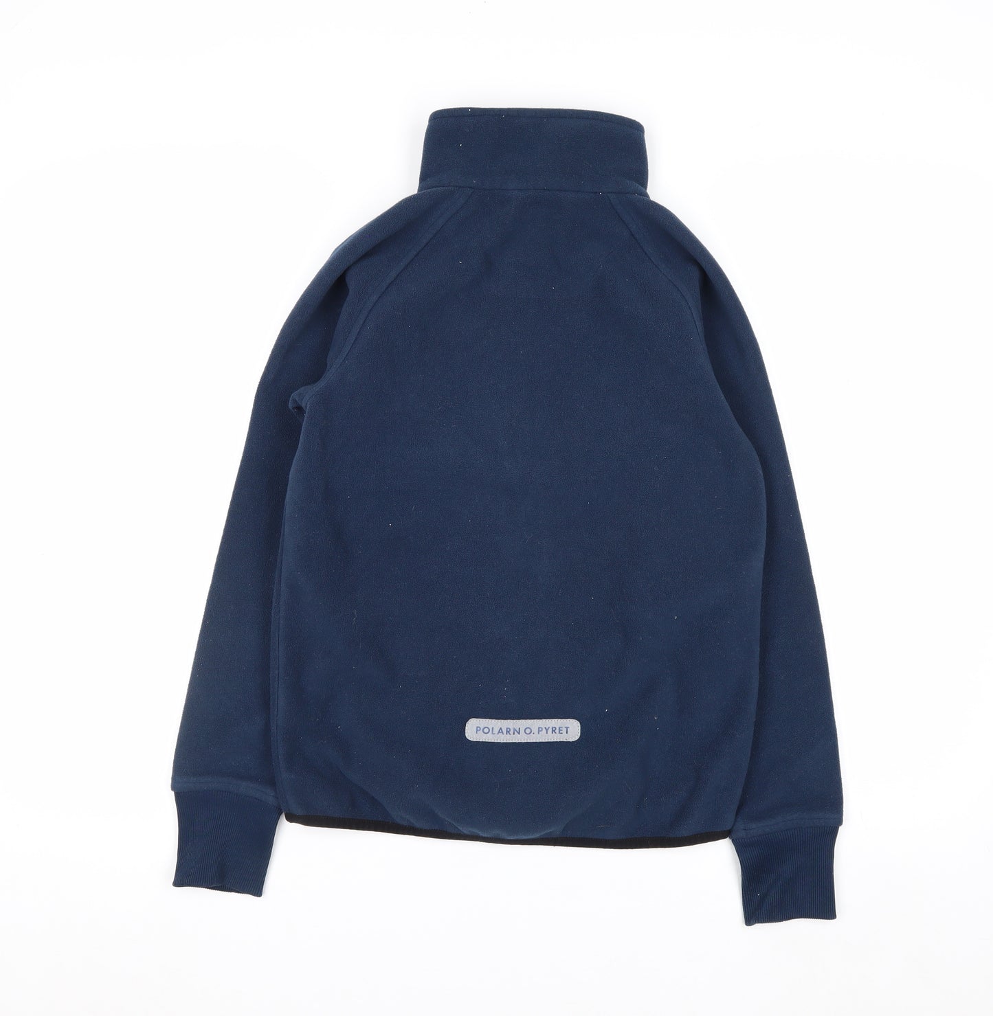 Polarn O. Pyret Boys Blue Full Zip Fleece Sweatshirt 9-10 Years