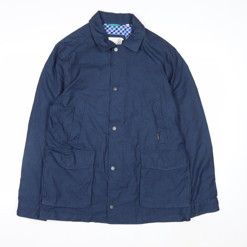 Ben Sherman Men's Blue Cotton Lined Casual Jacket Size M