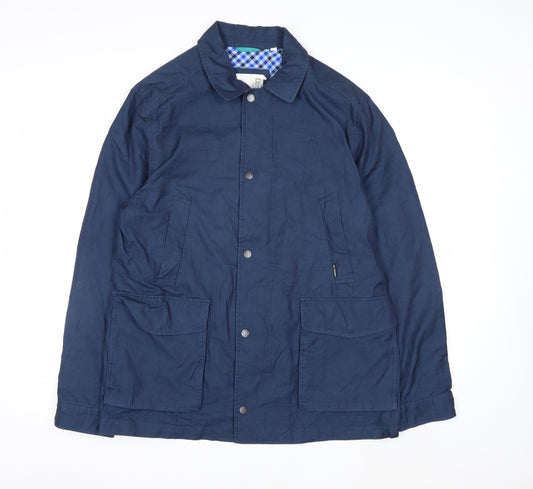 Ben Sherman Men's Blue Cotton Lined Casual Jacket Size M