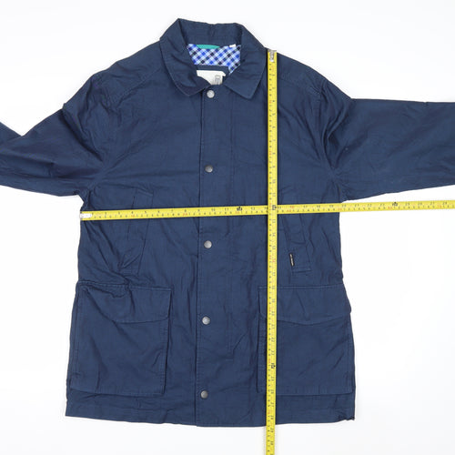 Ben Sherman Men's Blue Cotton Lined Casual Jacket Size M