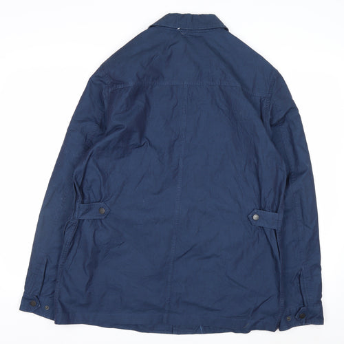 Ben Sherman Men's Blue Cotton Lined Casual Jacket Size M