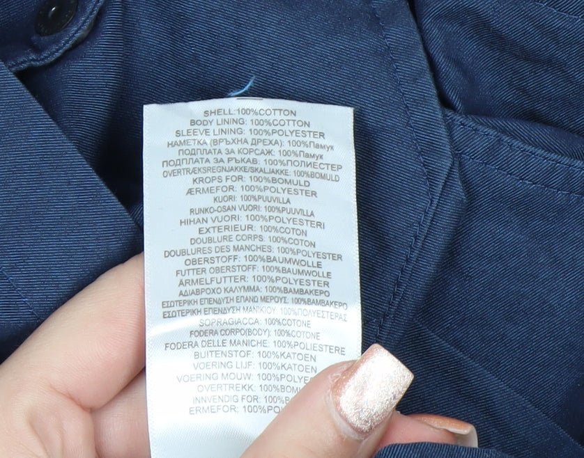 Ben Sherman Men's Blue Cotton Lined Casual Jacket Size M