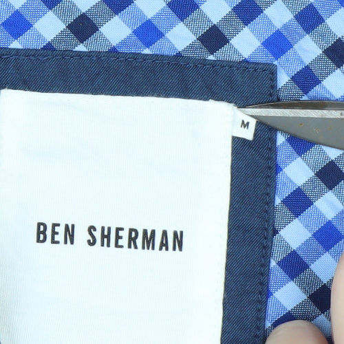 Ben Sherman Men's Blue Cotton Lined Casual Jacket Size M
