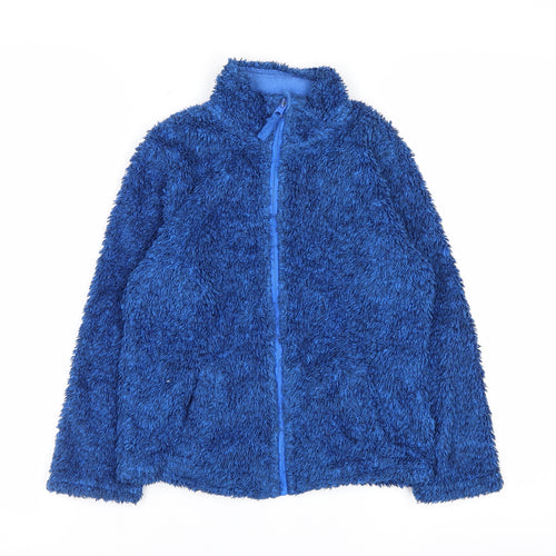 Mountain Warehouse Boys Blue Full Zip Fleece Sweatshirt 7-8 Years