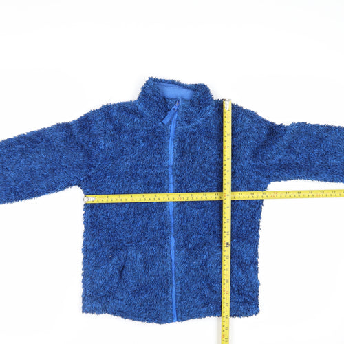 Mountain Warehouse Boys Blue Full Zip Fleece Sweatshirt 7-8 Years